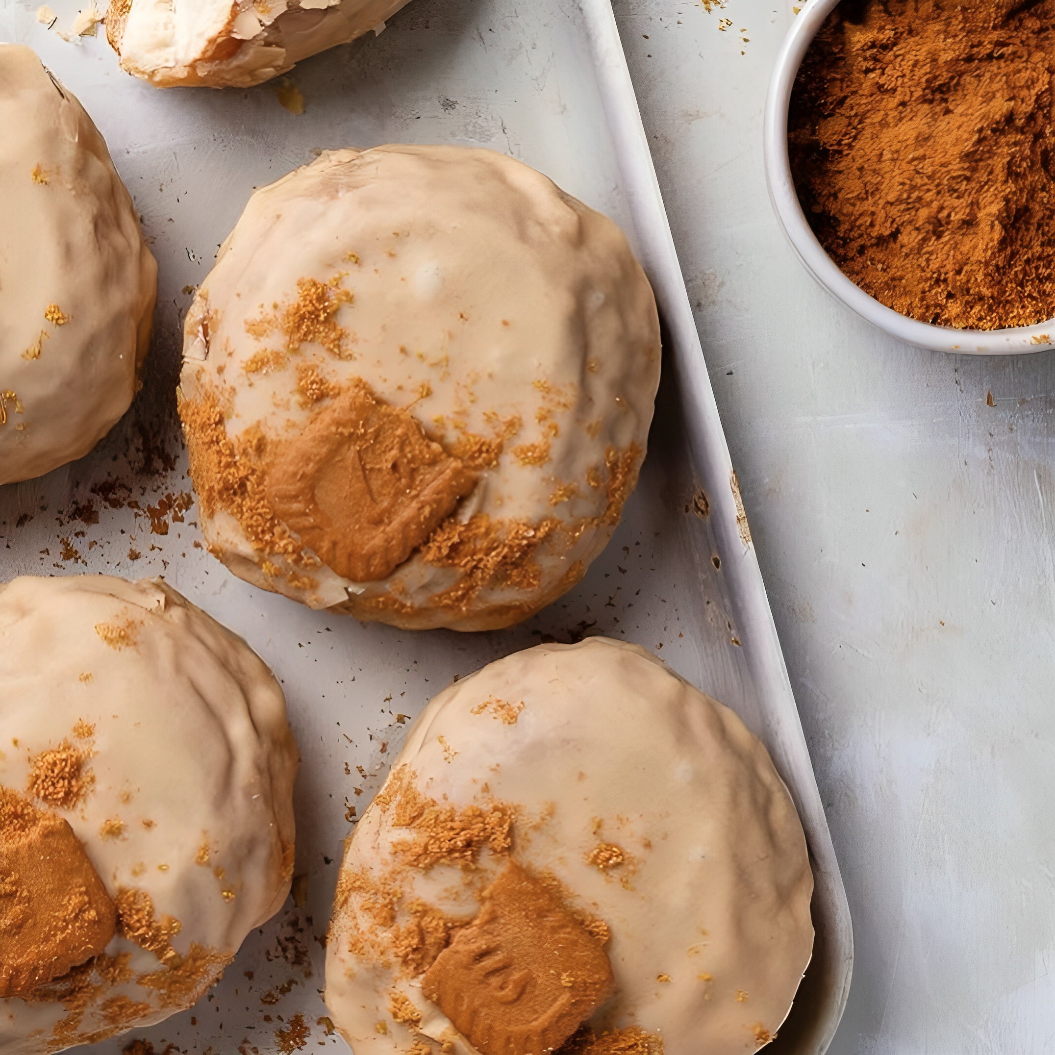 Lotus Biscoff Doughnut (Vegan)