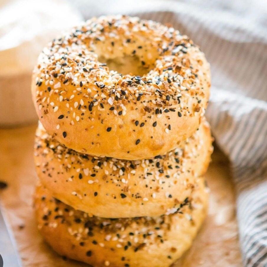 Seeded Bagel, Brunch Break 