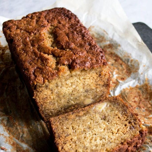 Banana Bread Loaf Slice