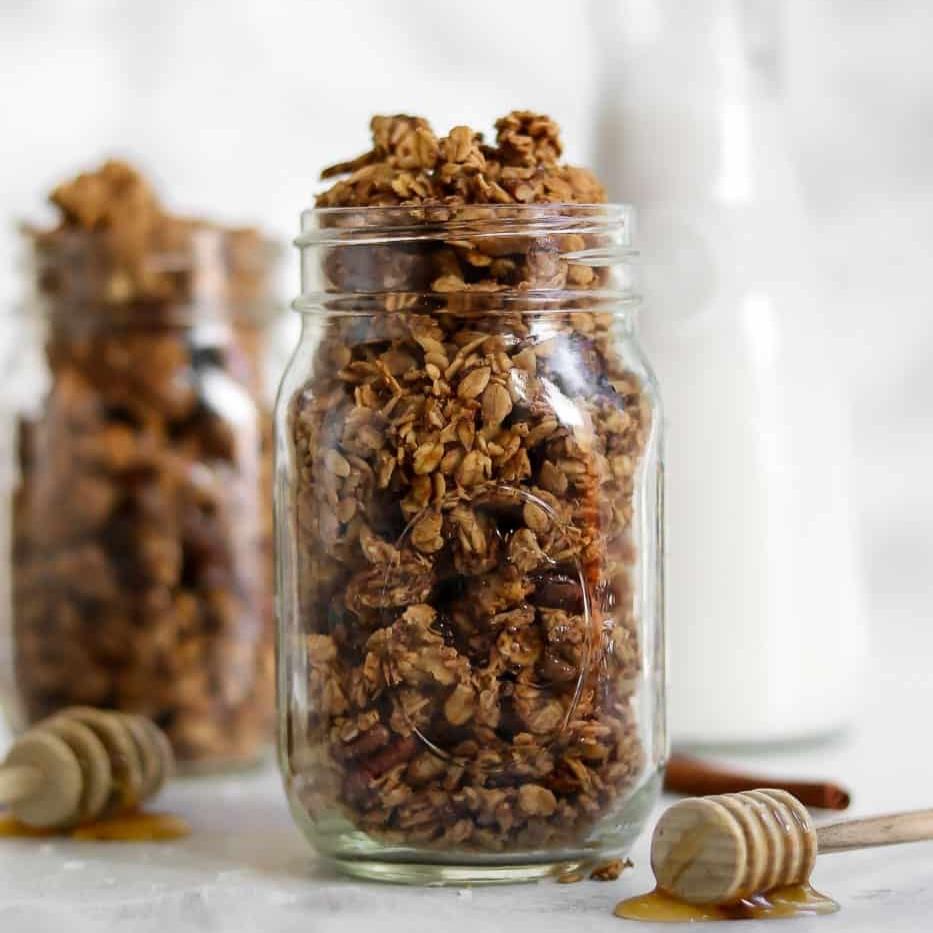 Banana Bread Granola Bites, Brunch Break 